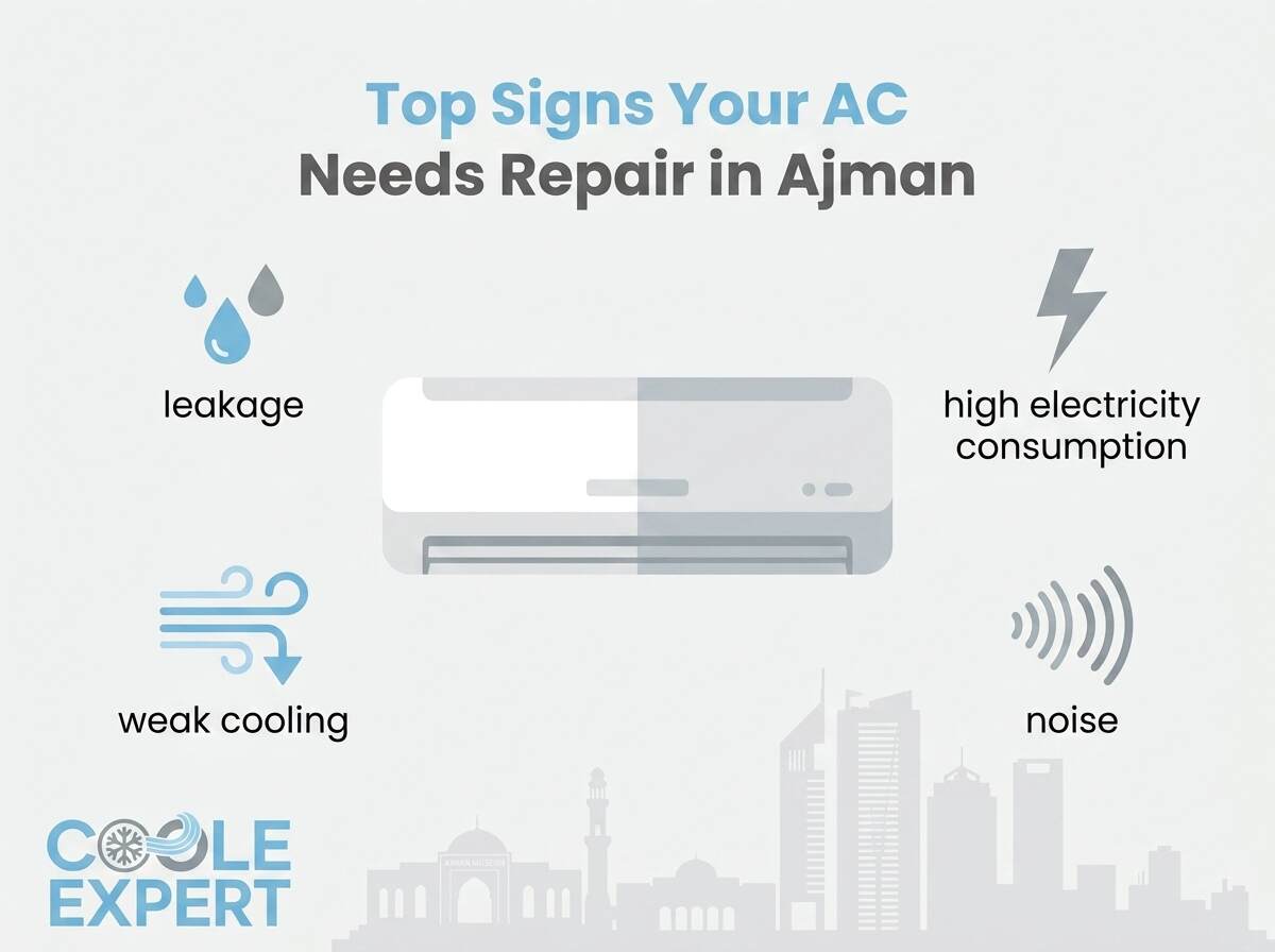 Top Signs Your AC Needs Repair in Ajman