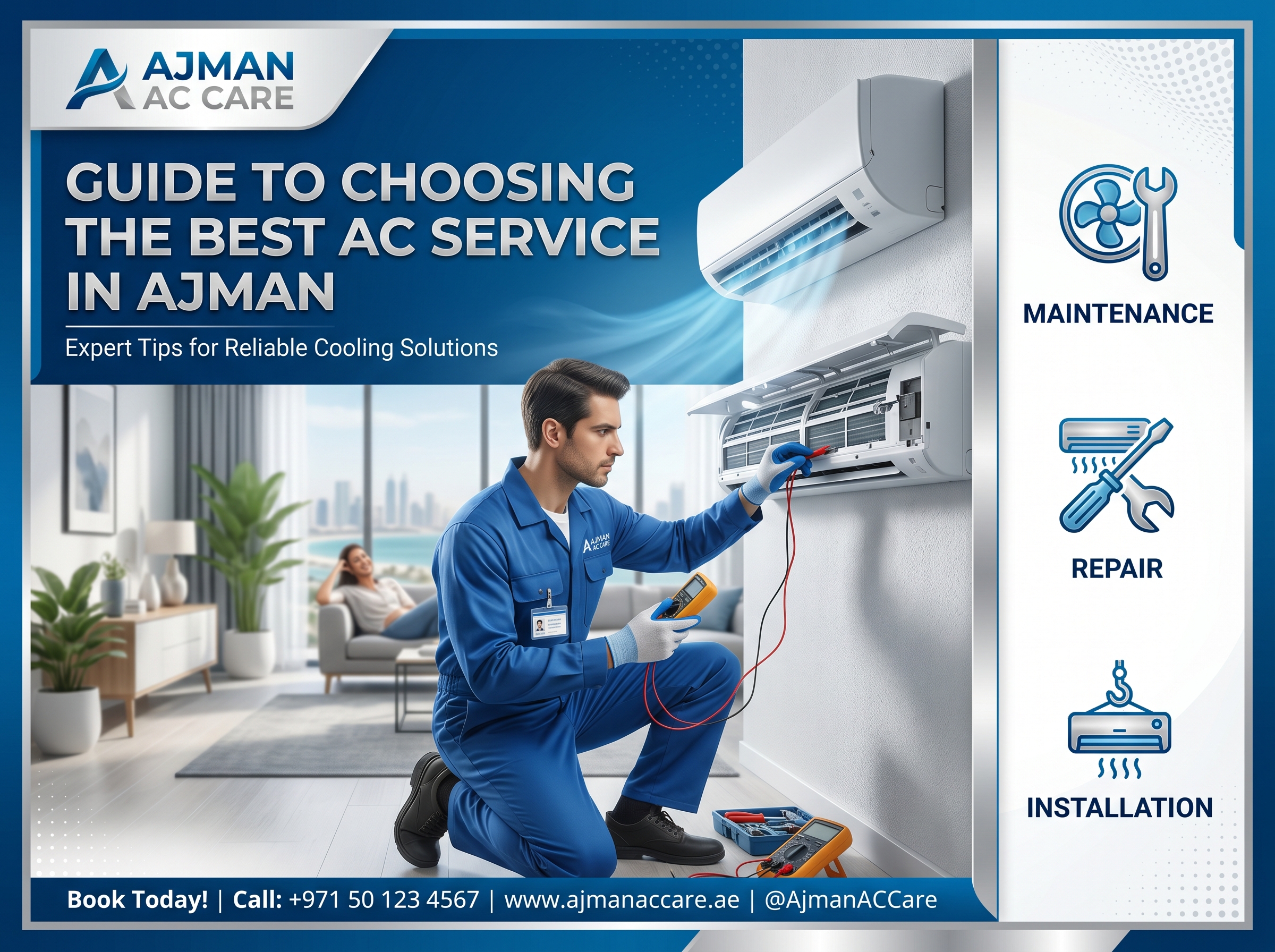 Guide to Choosing the Best AC Service in Ajman